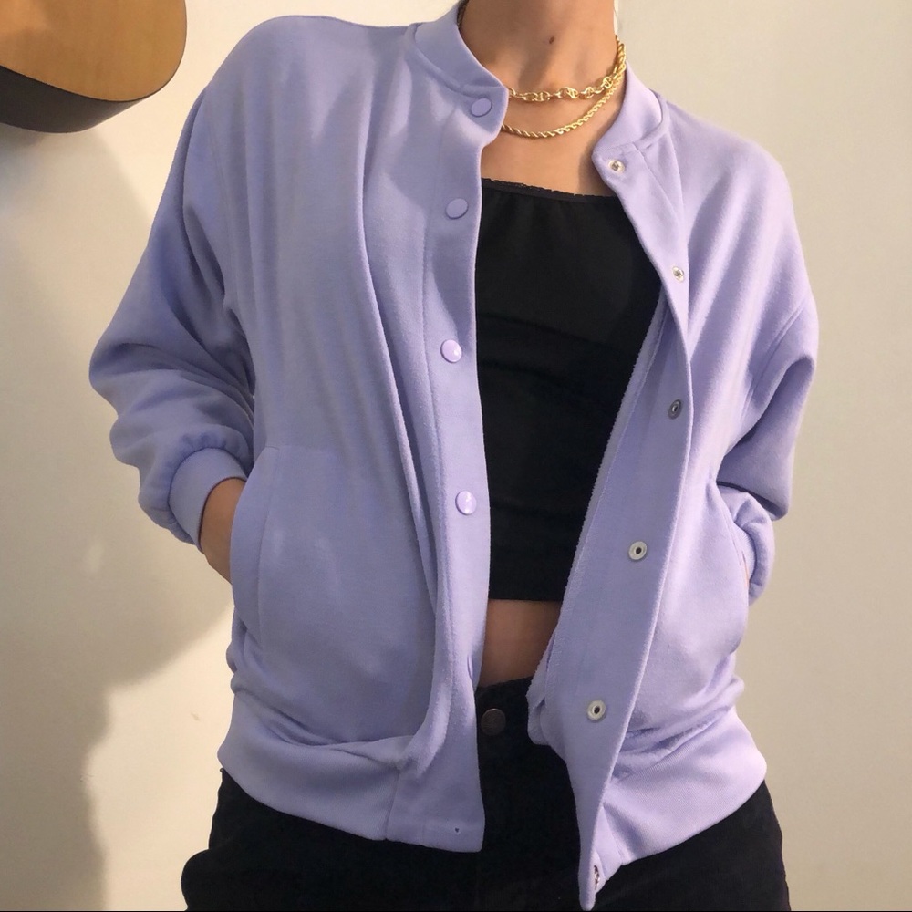 VINTAGE LILAC LAVENDER PURPLE SWEATER